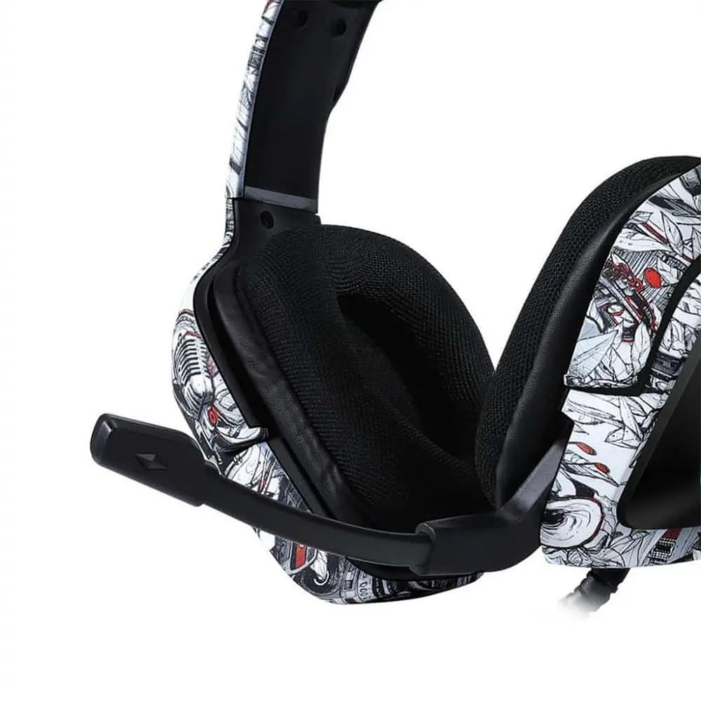 Audífono Gamer Onikuma K20, Jack 3.5mm, Color Blanco Diseño 4