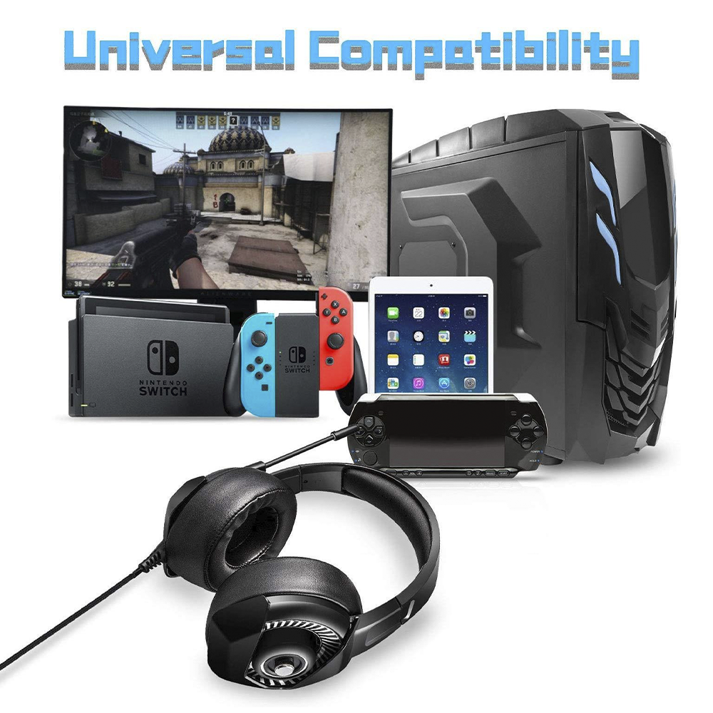 Audífono Gamer Onikuma K6, Jack 3.5mm, Multiplataforma, Color Negro 2