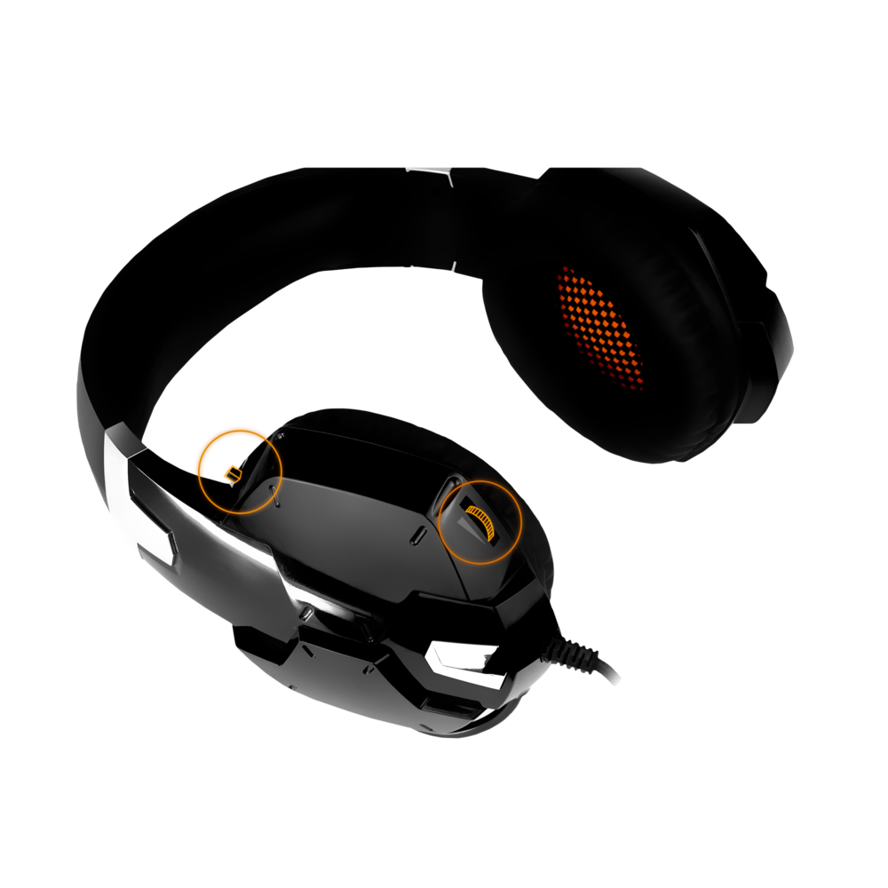 Audífono Gamer Krom Kopa, Jack 3.5mm, Color Negro 3
