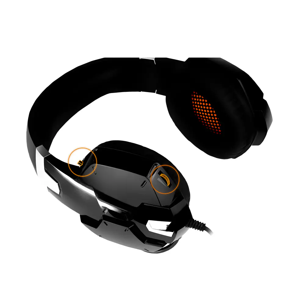 Audífono Gamer Krom Kopa, Jack 3.5mm, Color Negro 3