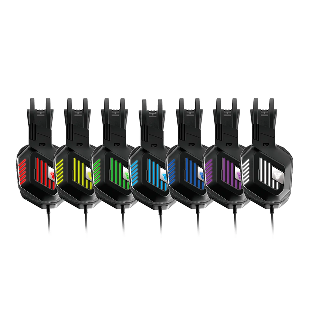 Audífono Gamer Fantech HG24 Spectre II, USB, RGB, Color Negro 4