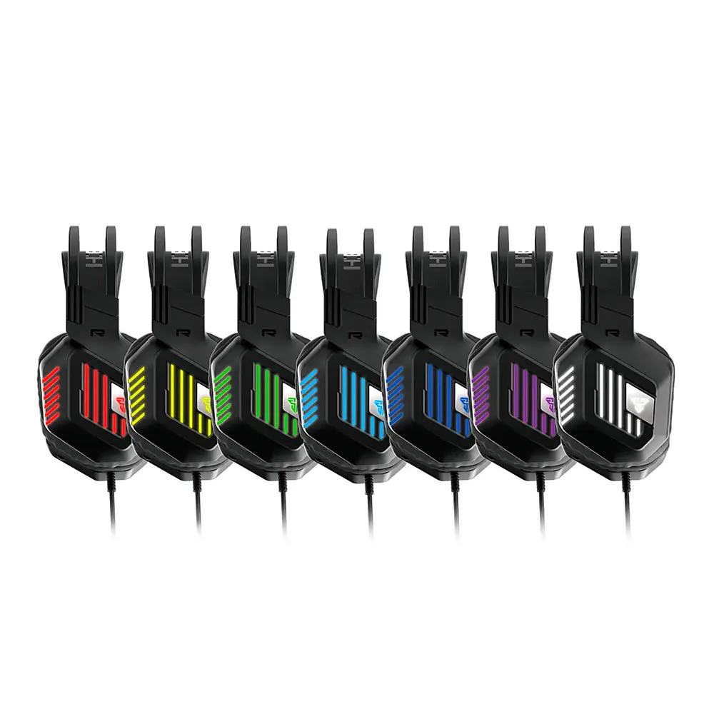 Audífono Gamer Fantech HG24 Spectre II, USB, RGB, Color Negro 4