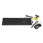 Combo Teclado (ES) + Mouse Con Cable Tecmaster TM-100511, USB, Color Negro - Miniatura 4