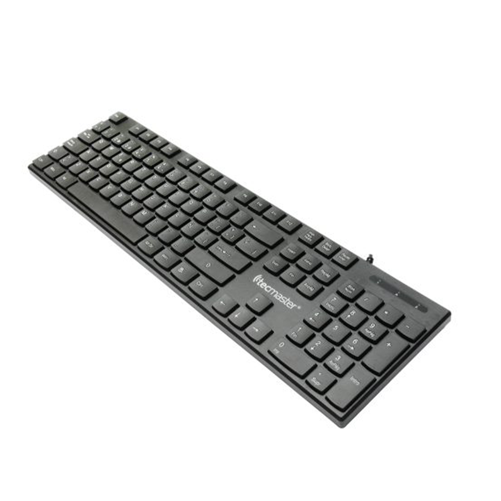 Teclado Básico (ES) Tecmaster TM-100513, USB, Color Negro 3