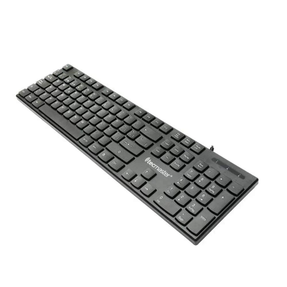 Teclado Básico (ES) Tecmaster TM-100513, USB, Color Negro 3