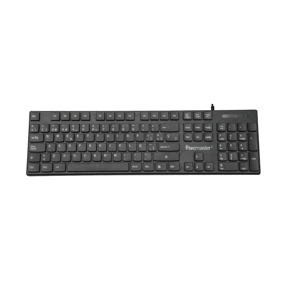 Teclado Básico (ES) Tecmaster TM-100513, USB, Color Negro 1