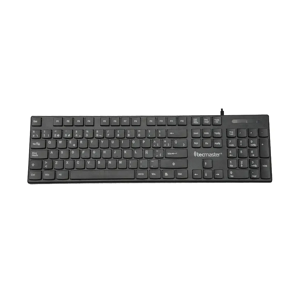 Teclado Básico (ES) Tecmaster TM-100513, USB, Color Negro 1