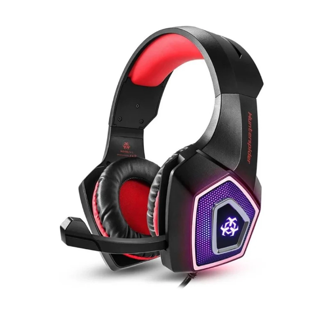 Audífono Gamer Hunterspider V1, Jack 3.5mm, Multiplataforma, Color Negro 1