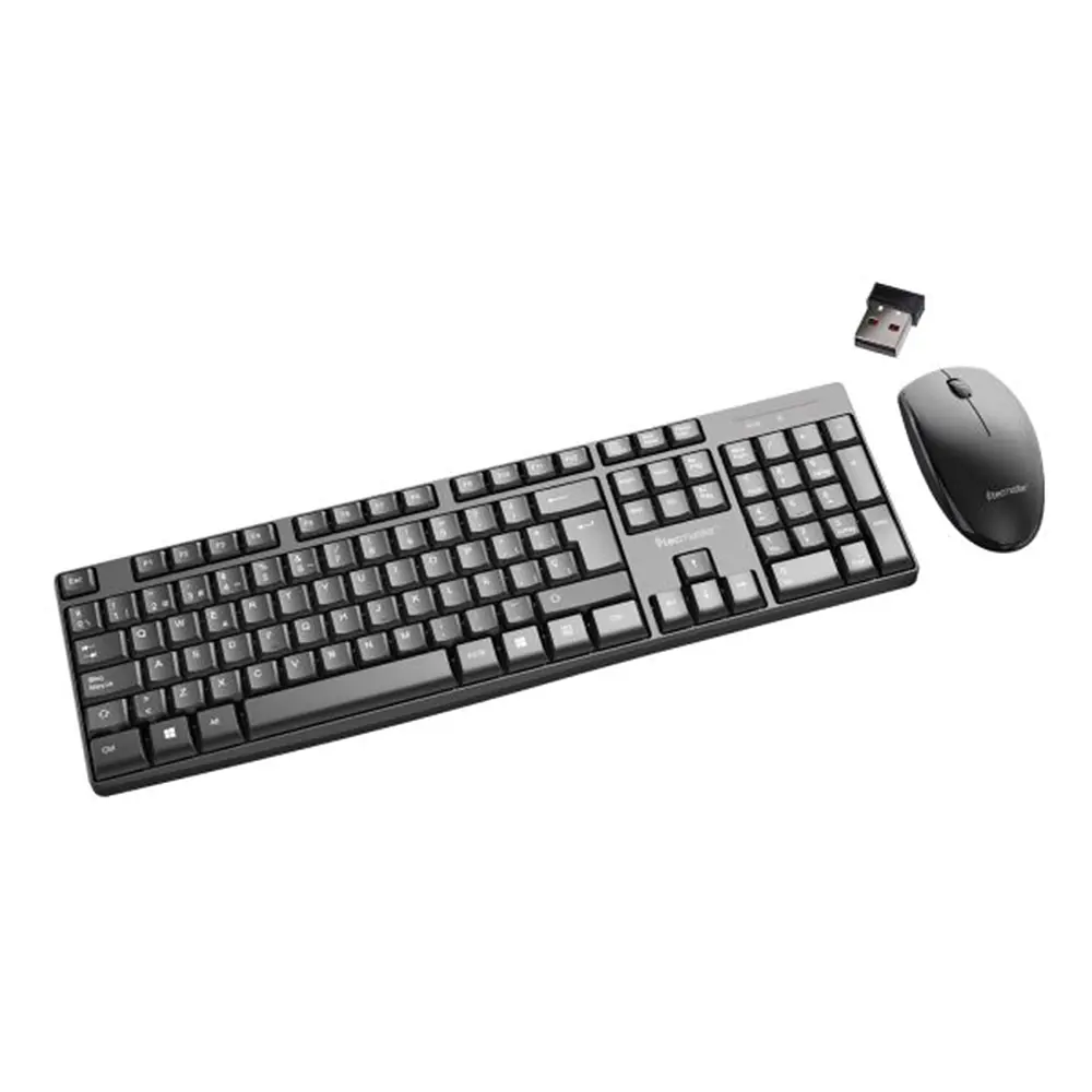 Combo Teclado (ES) + Mouse inalámbrico Tecmaster TM-100512, USB, Color Negro 3