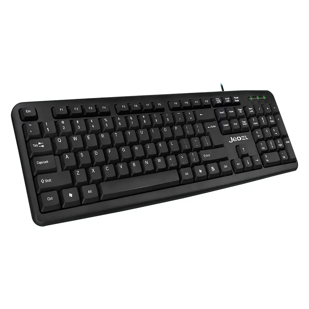 Teclado (ES) Con Cable Jedel K11, Color Negro 1