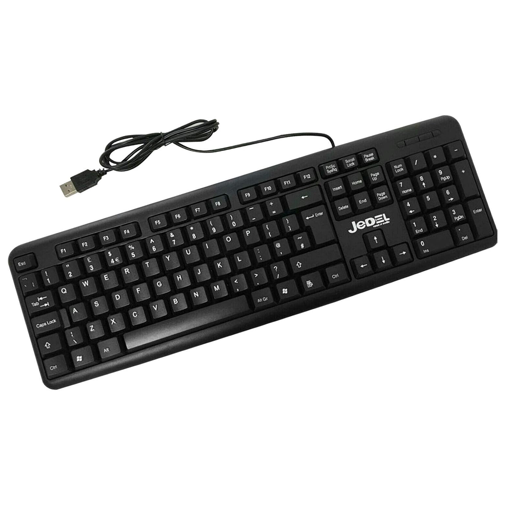 Teclado (ES) Con Cable Jedel K11, Color Negro 2