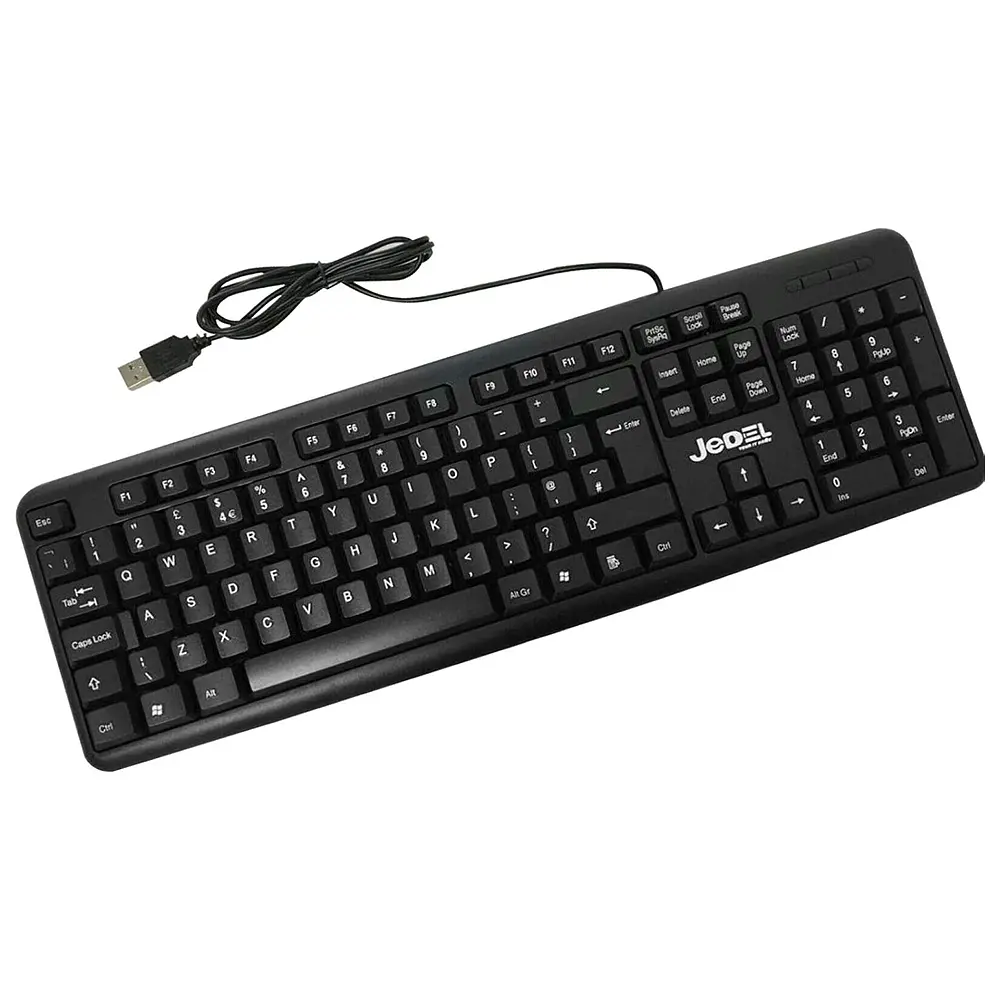 Teclado (ES) Con Cable Jedel K11, Color Negro 2