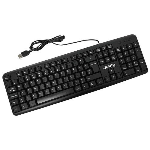 Teclado (ES) Con Cable Jedel K11, Color Negro 2