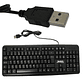 Teclado (ES) Con Cable Jedel K11, Color Negro - Miniatura 3