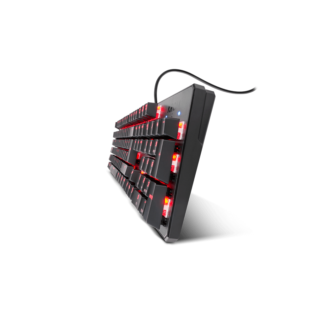 Teclado (ES) Gamer Krom Kernel, RGB, Switch Rojo 3
