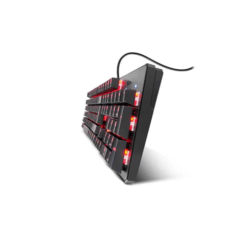 Teclado (ES) Gamer Krom Kernel, RGB, Switch Rojo 3