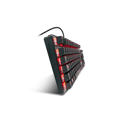 Teclado (ES) Gamer Krom Kernel, RGB, Switch Rojo 4