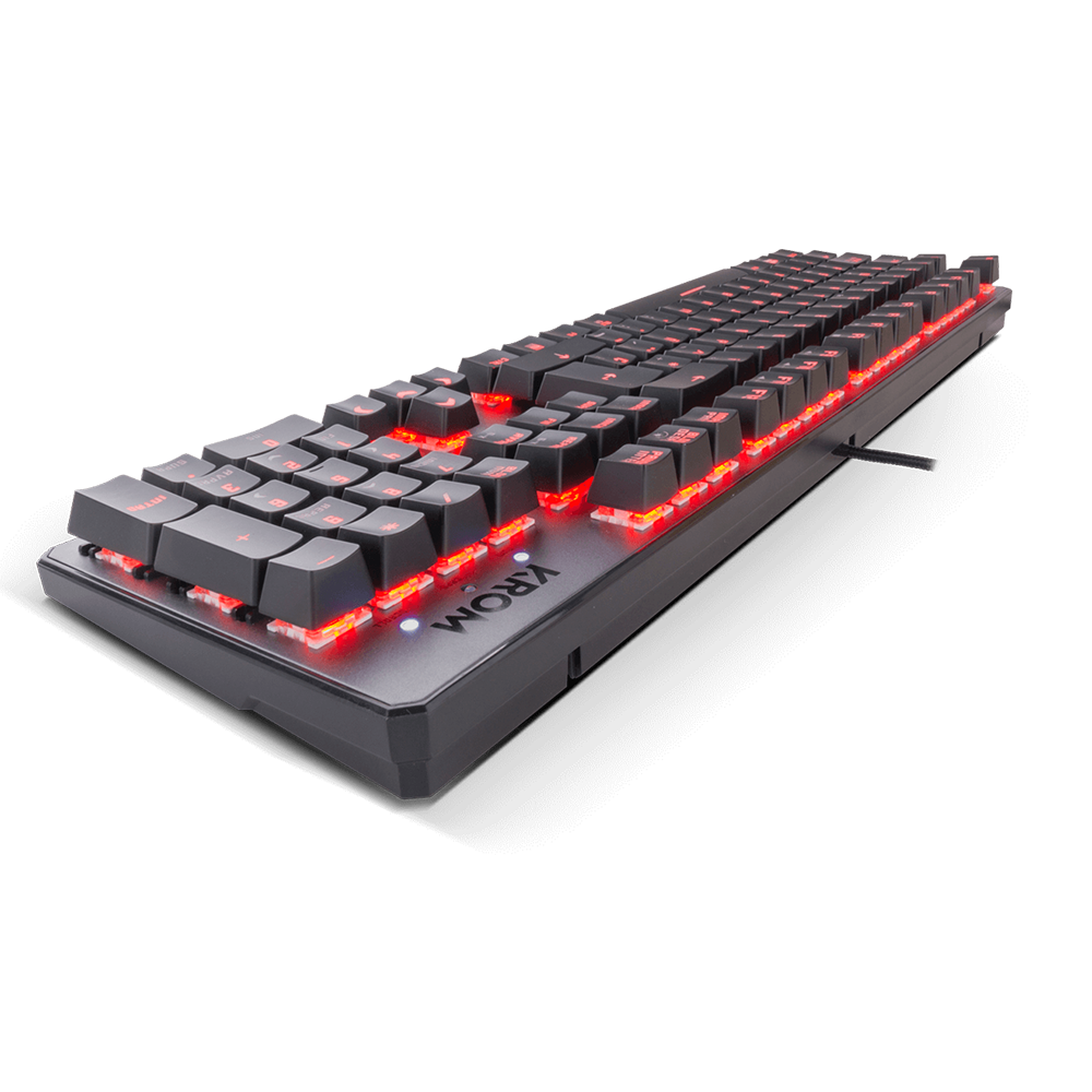 Teclado (ES) Gamer Krom Kernel, RGB, Switch Rojo 5