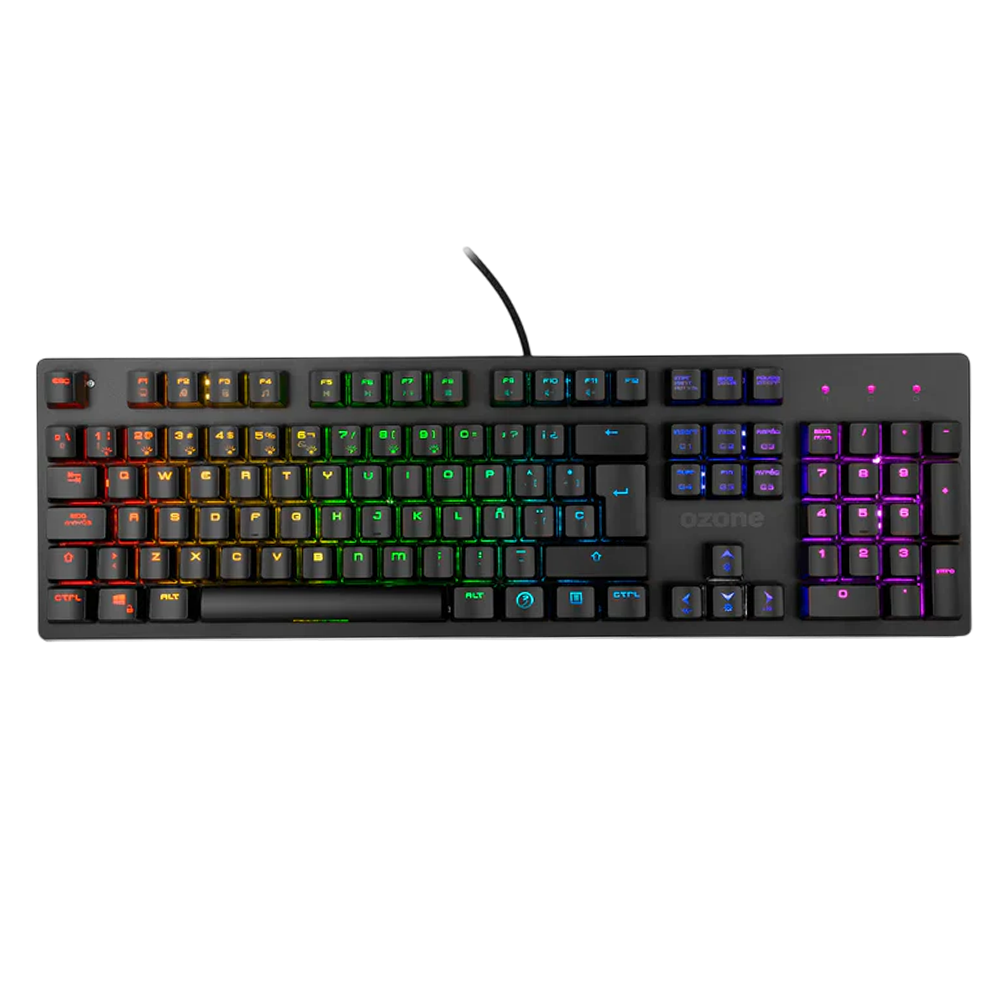 Teclado (ES) Gamer Ozone Alliance, RGB, Switch Rojo, 9 Efectos de iluminación 1