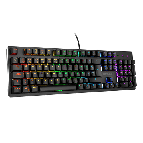 Teclado (ES) Gamer Ozone Alliance, RGB, Switch Rojo, 9 Efectos de iluminación 2
