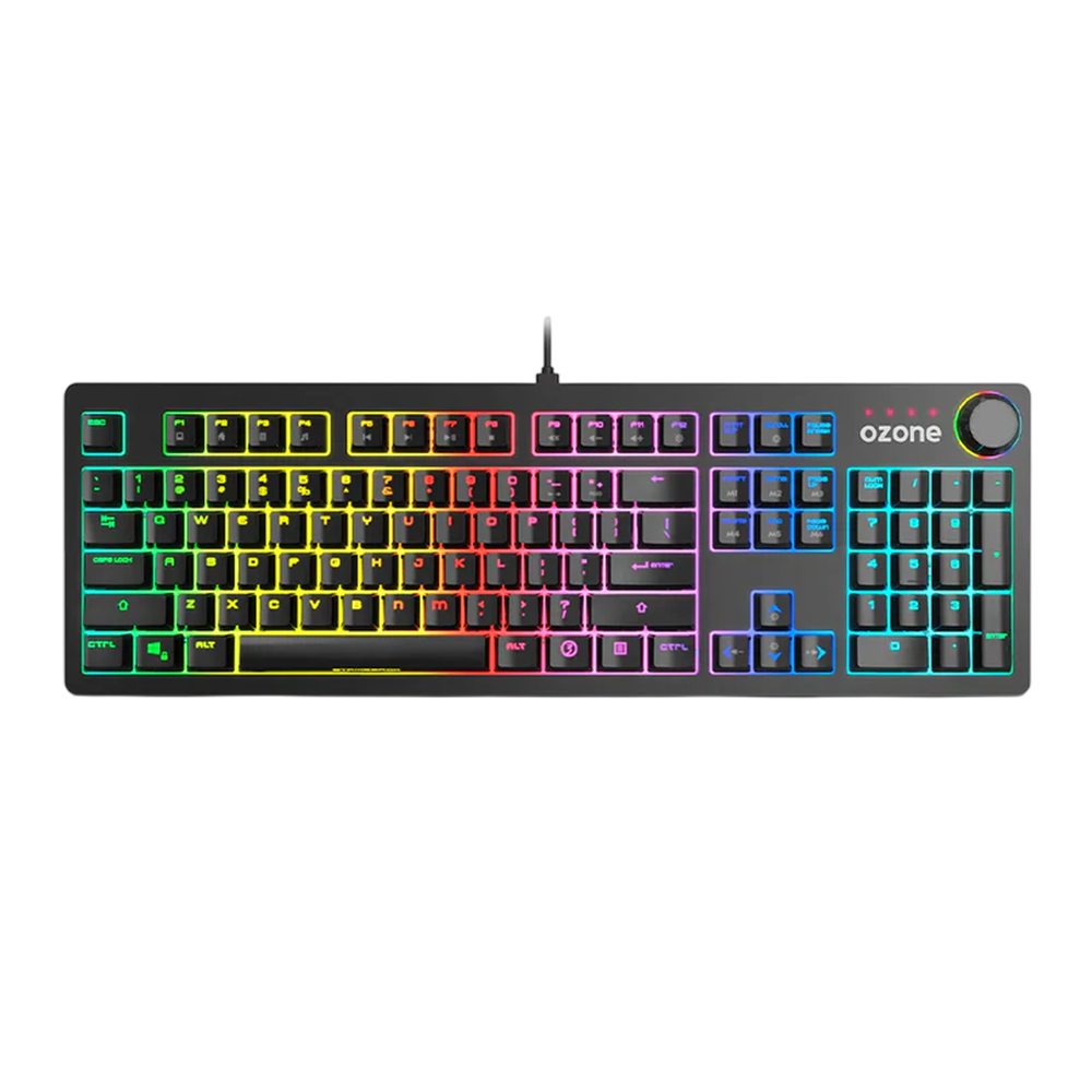 Teclado (ES) Gamer Ozone StrikeBack, RGB, Switch Rojo 1