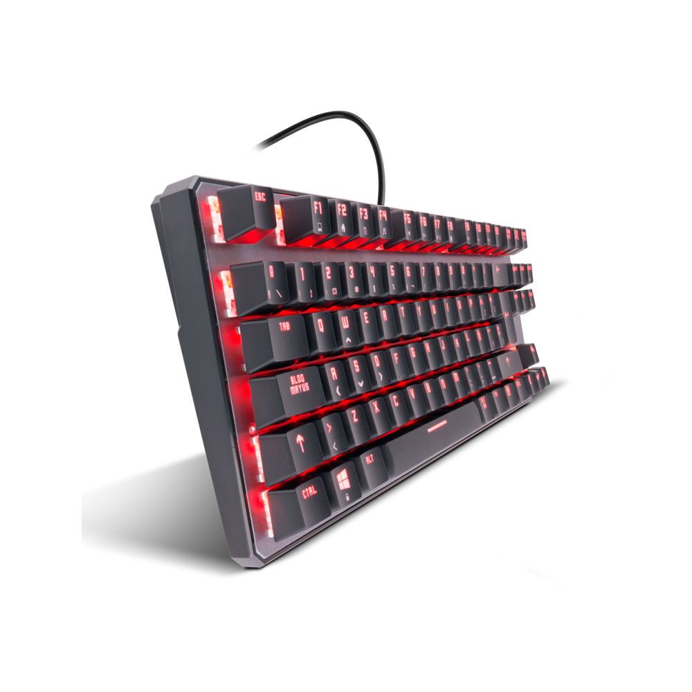 Teclado (ES) Gamer Krom Kernel TKL, RGB, Switch Rojo 4