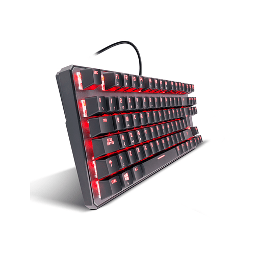 Teclado (ES) Gamer Krom Kernel TKL, RGB, Switch Rojo 4