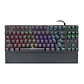 Teclado (EN) Gamer Jedel KL-87, Rainbow, Switch Azul, Color Negro - Miniatura 1