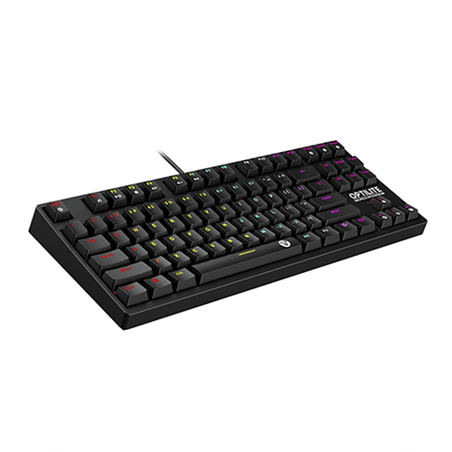Teclado (EN) Gamer Fantech Optilite MK872, Switch Óptico Negro, RGB, Color Negro 2