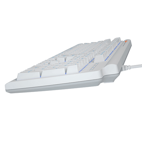 Teclado (ES) Gamer Meetion Olly GO, iluminación Azul, Switch Rojo, Color Blanco 5