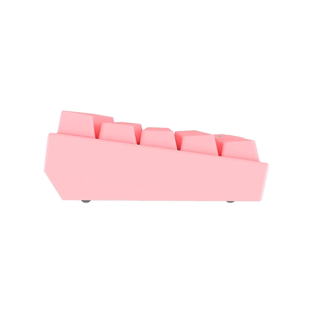 Teclado Gamer 60% Fantech MAXFIT61 RGB MK857, Color Rosado, Switch Rojo (ES) 4