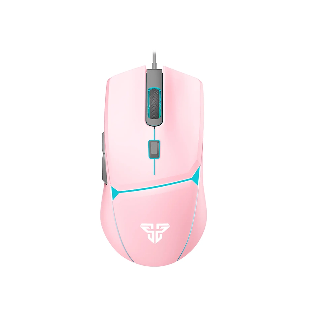 Mouse Gamer Con Cable Fantech Crypto VX7, Color Rosado 1
