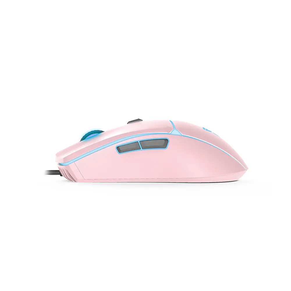 Mouse Gamer Con Cable Fantech Crypto VX7, Color Rosado 3