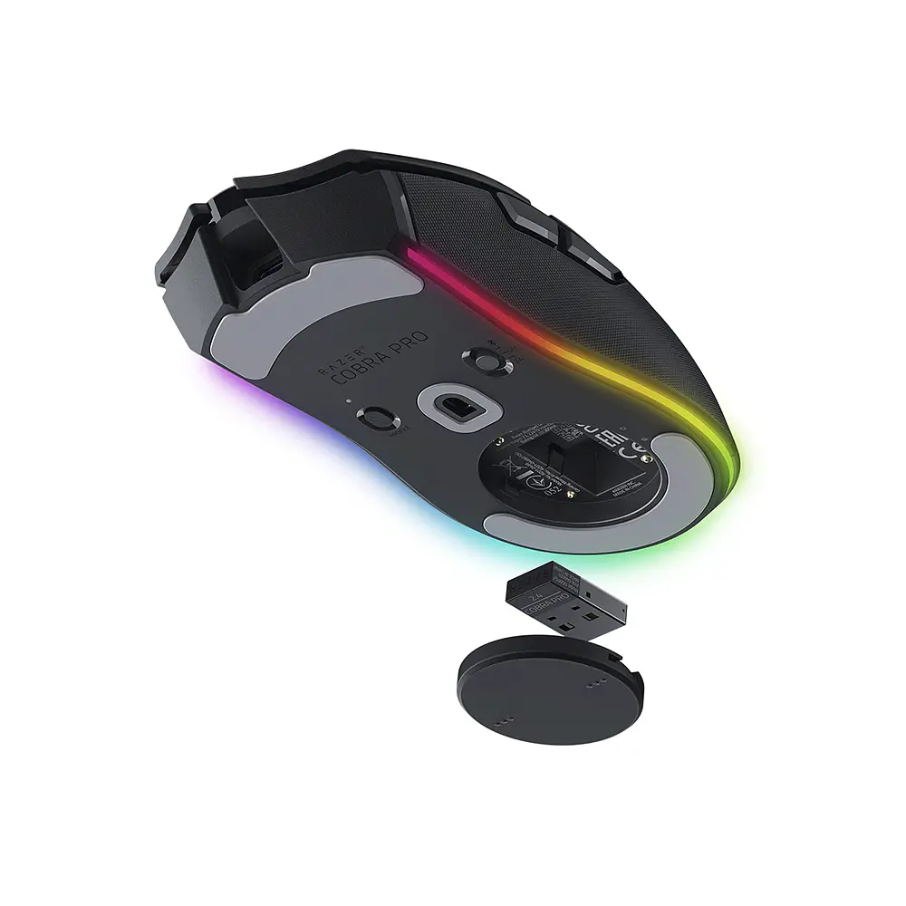 Mouse Gamer inalámbrico Razer Cobra PRO, Color Negro 6