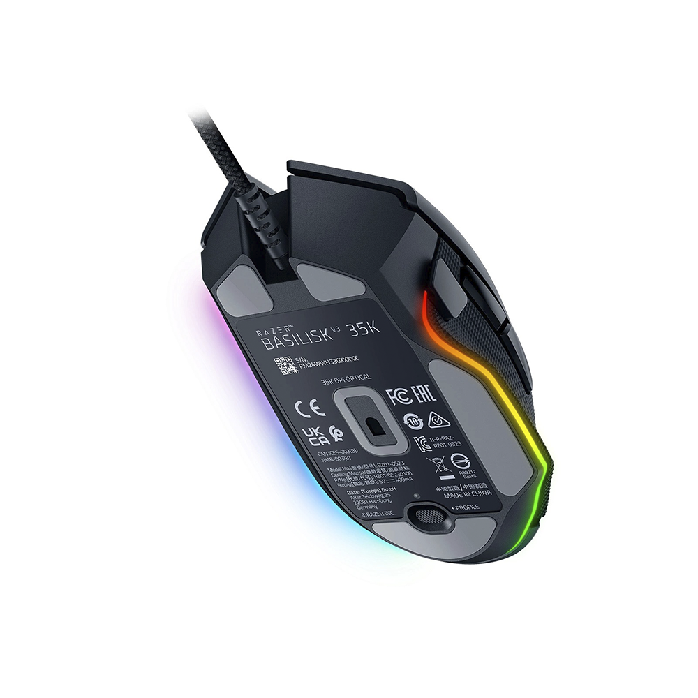 Mouse Gamer Razer Basilisk V3 35K, Color Negro 5