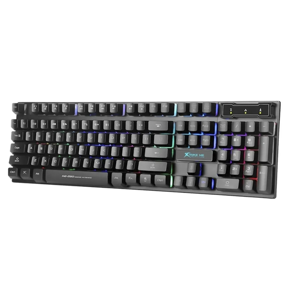 Teclado (ES) Gamer Xtrike Me KB-280 SP, Membrana, Retroiluminado 3