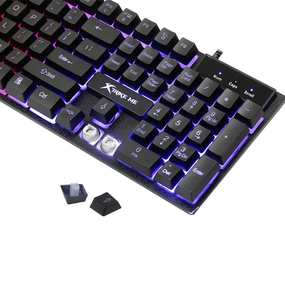 Teclado (ES) Gamer Xtrike Me KB-305 SP, Membrana, Retroiluminado 4