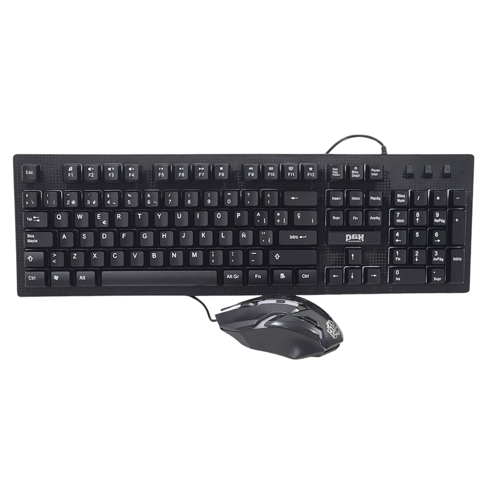 Combo Teclado (ES) + Mouse DGX Annihilator, Membrana, Retroiluminado 1