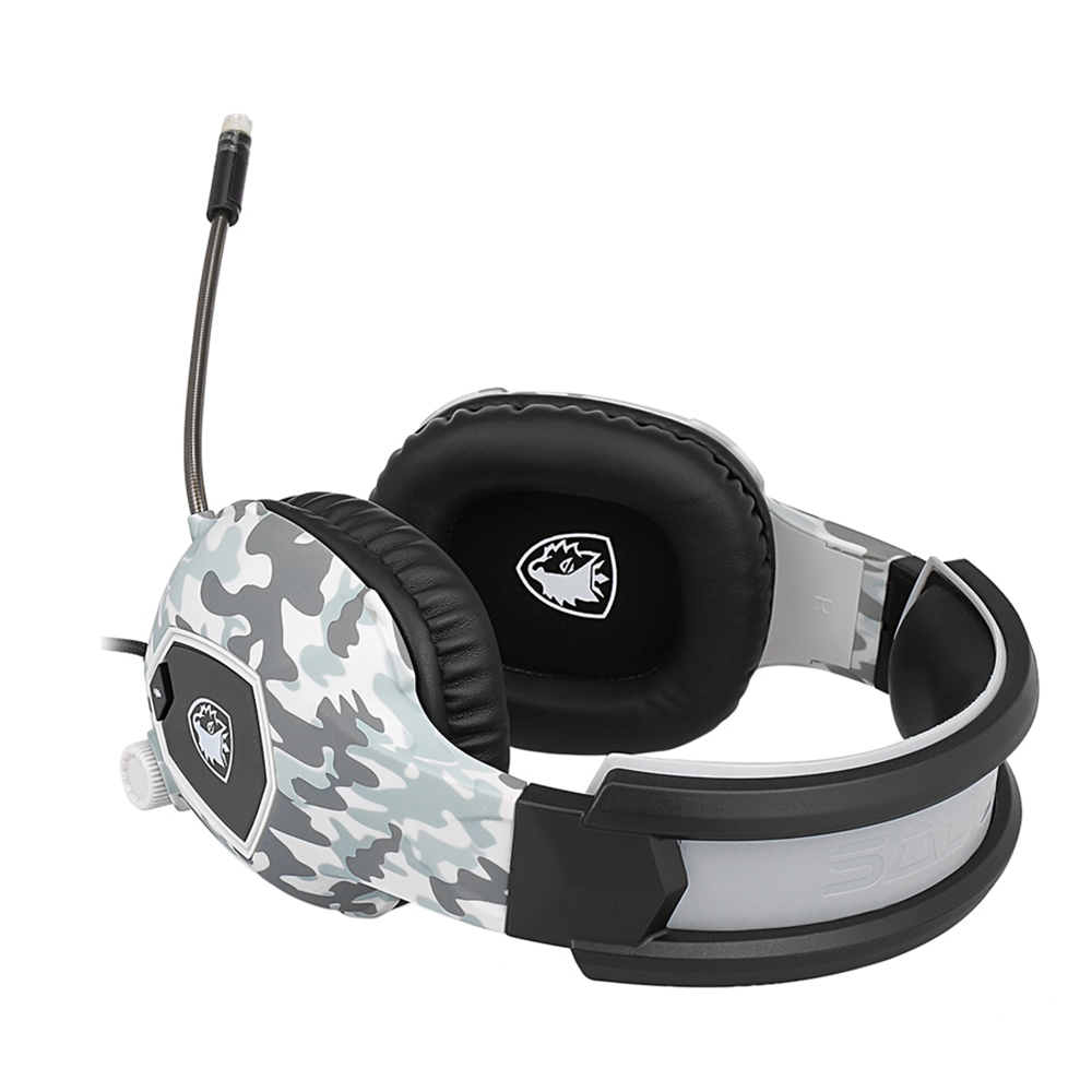 Audífono Gamer Sades SA-818 Camuflaje, Jack 3.5mm, Multiplataforma 2