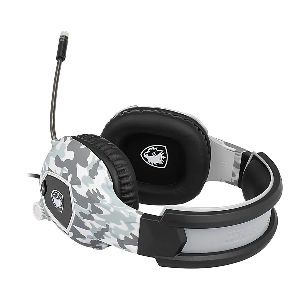 Audífono Gamer Sades SA-818 Camuflaje, Jack 3.5mm, Multiplataforma 2