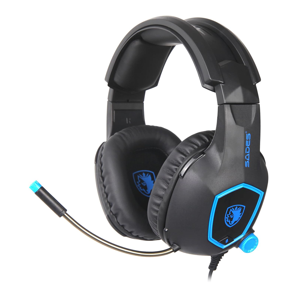 Audífono Gamer Sades SA-818 Color Negro, Jack 3.5mm, Multiplataforma 1