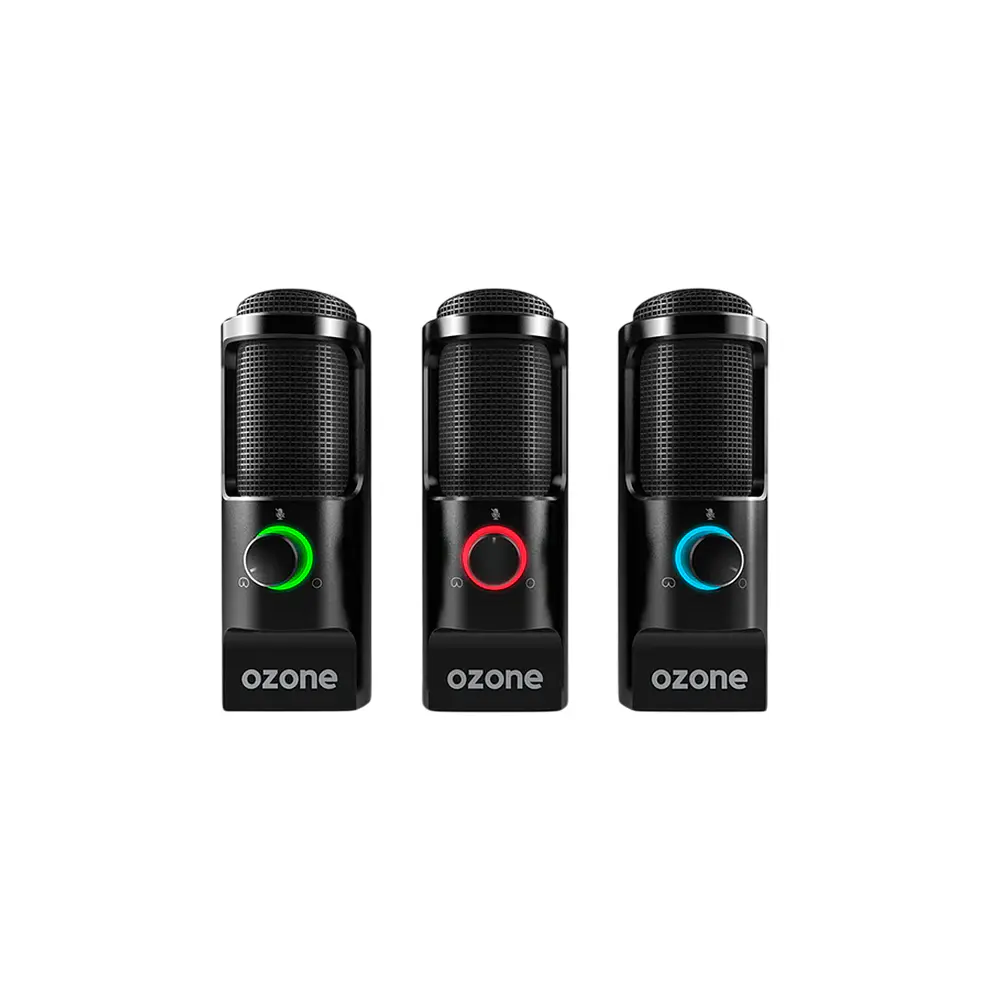 Micrófono Ozone REC X50 Con Trípode, USB, Color Negro 4