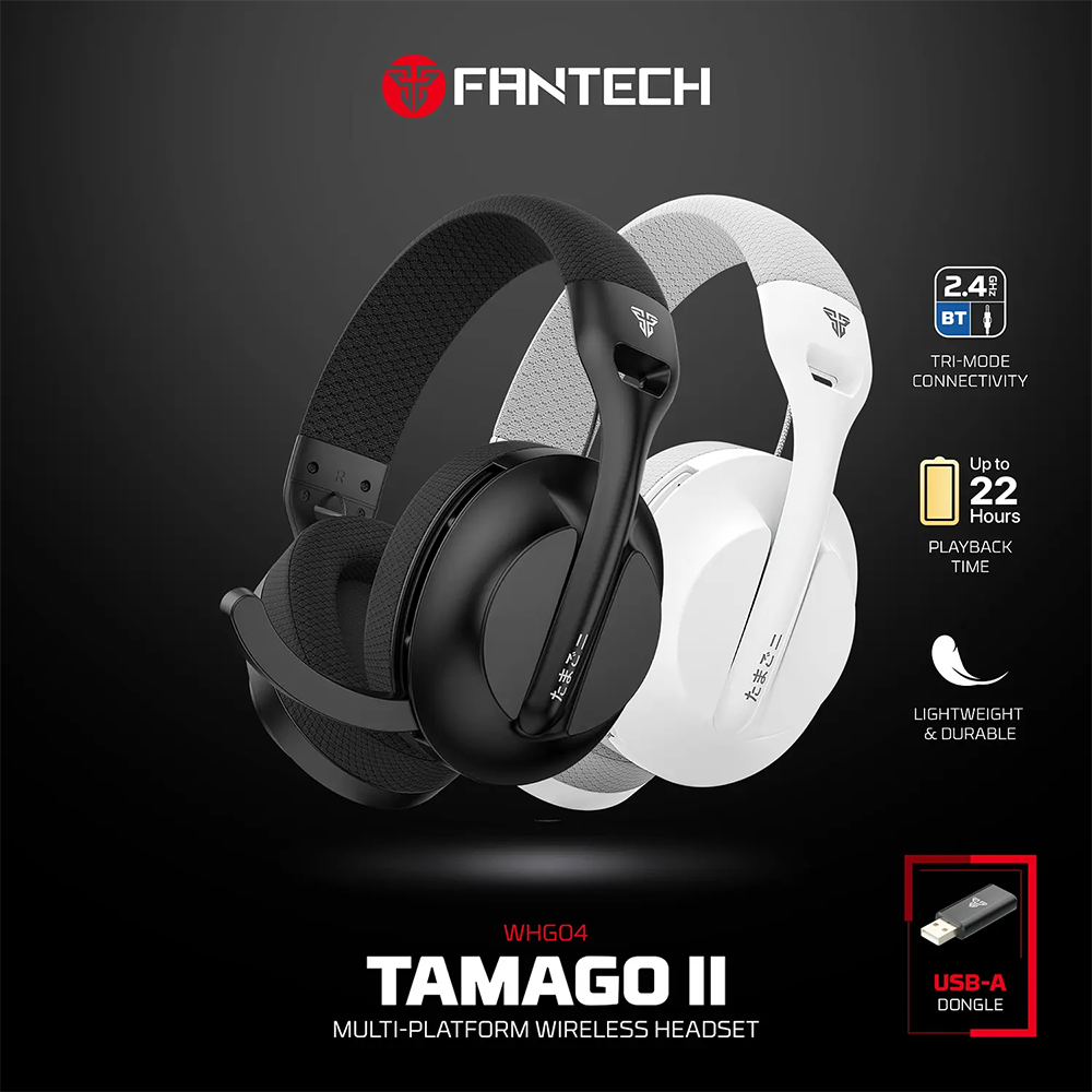 Audífono Gamer inalámbrico Fantech Tamago II WHG04, Multiplataforma, Color Negro 6