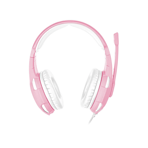 Audífono Gamer Trust Radius, Multiplataforma, Jack 3.5mm, Color Rosado  3