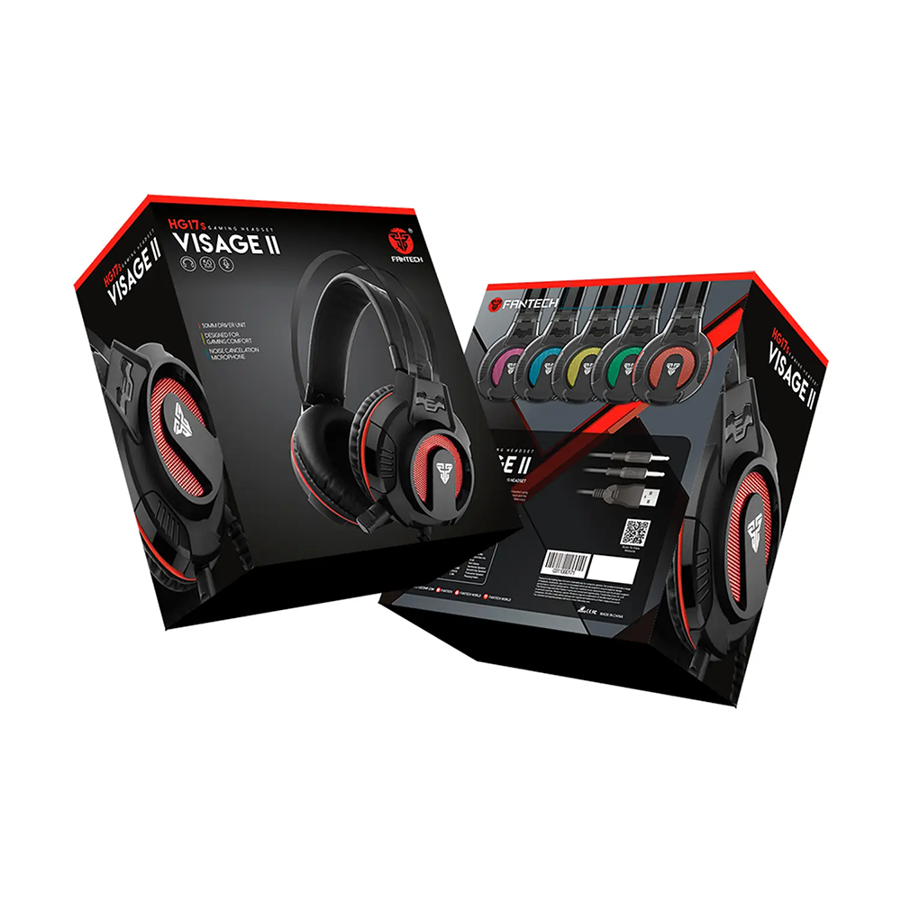 Audífono Gamer Fantech Visage II HG17s, Jack 3.5mm, Color Negro 6