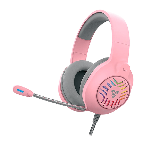 Audífono Gamer Fantech Blitz MH87, Jack 3.5mm, Color Rosado 1