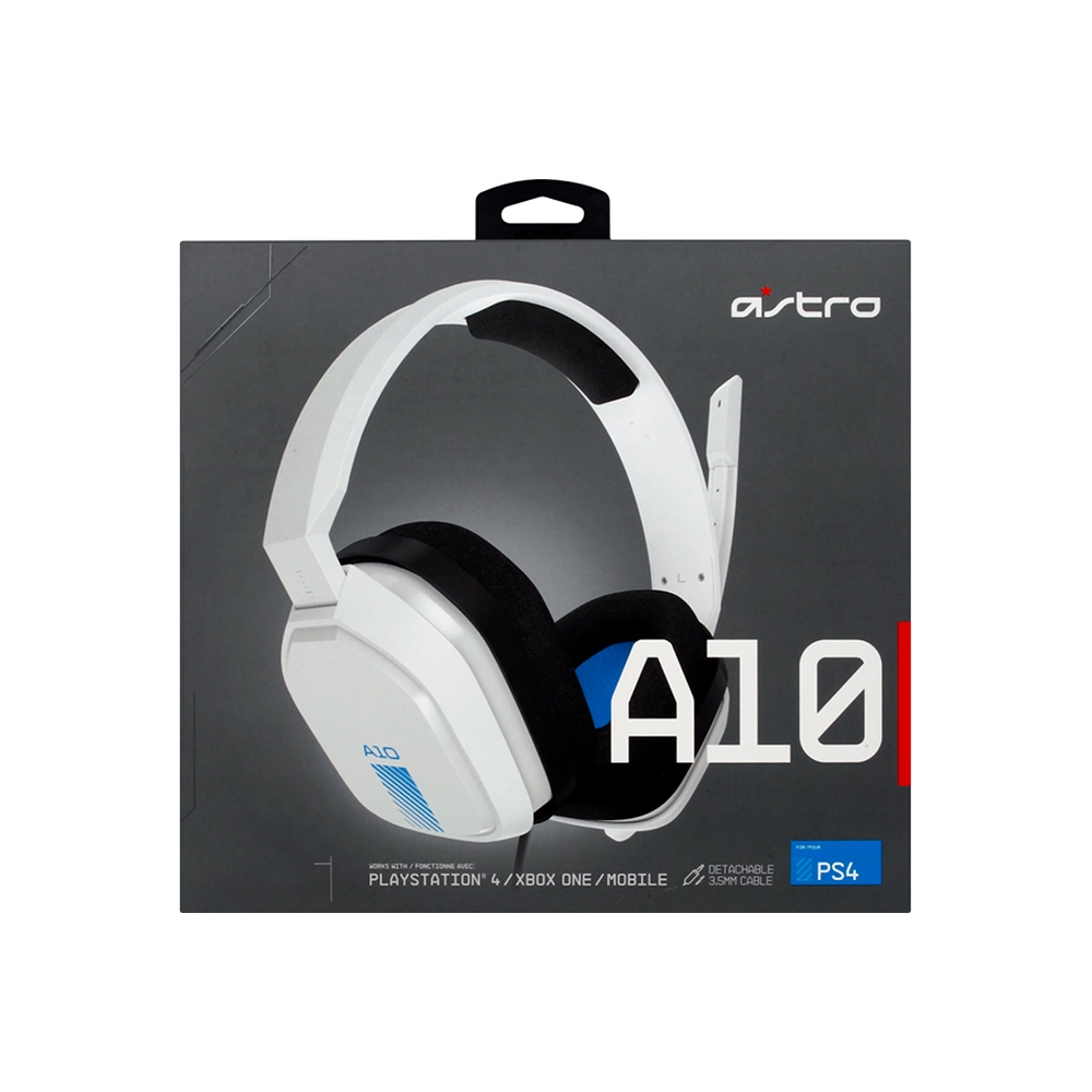Audifono Gamer Logitech Astro A10 PlayStation, Jack 3.5mm, Color Blanco 4