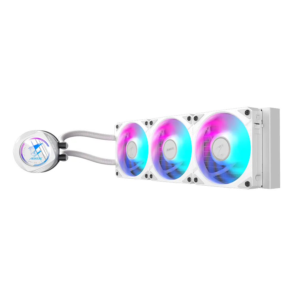 Refrigeración Liquida Gigabyte Aorus Waterforce X II 360 ICE, Color Blanco, LGA 1851, AM5 2