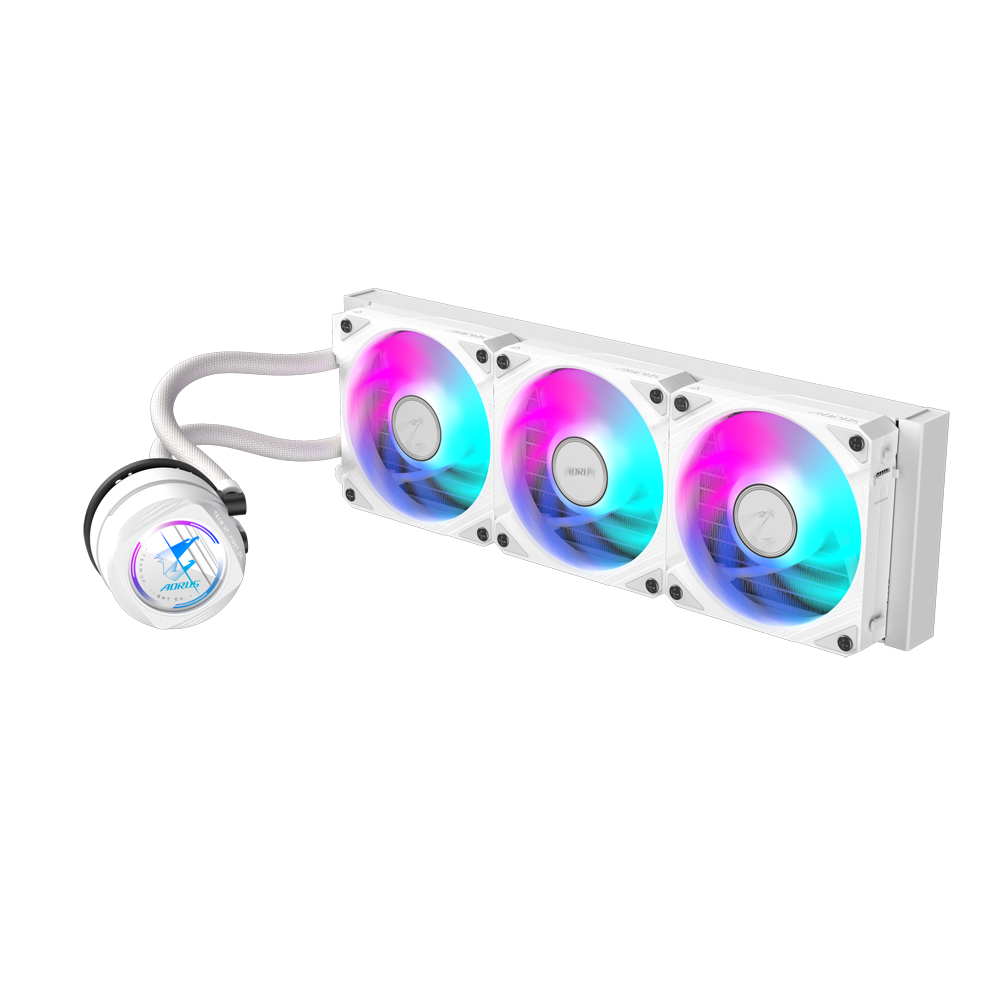 Refrigeración Liquida Gigabyte Aorus Waterforce X II 360 ICE, Color Blanco, LGA 1851, AM5 1
