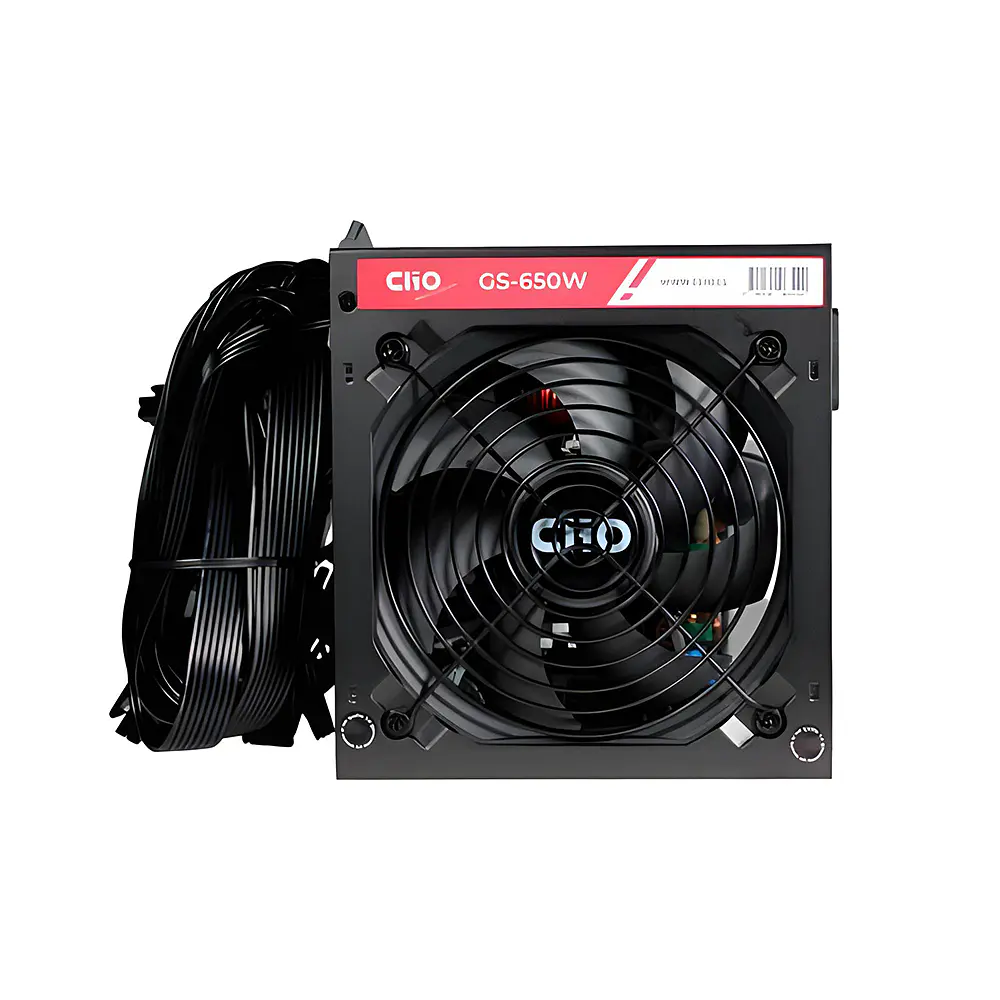 Fuente de Poder Clio GS-650W (650W) 80 Plus 1